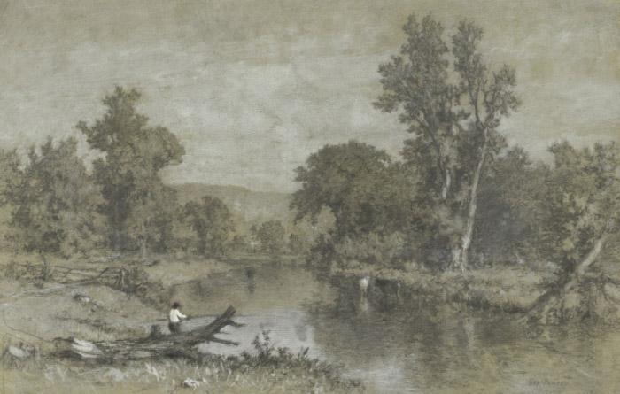 George Inness Milton, New York France oil painting art